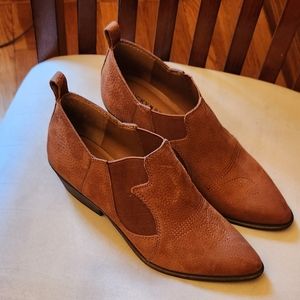 Lucky Brand 'Joelle' Low Boot Brown Size 8 US NWOT